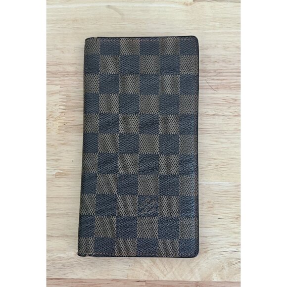Louis Vuitton Damier Ebene Canvas Long Wallet - Picture 1 of 12